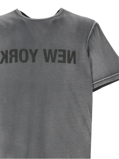 Medium grey logo t-shirt HELMUT LANG | O10HM508Q14